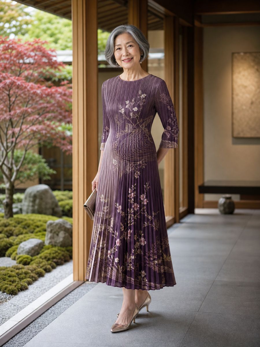 四季をまとう人のドレス